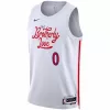 Tyrese Maxey #0 Basketball Jersey Philadelphia 76ers 22/23 - City Edition - dunkjerseys