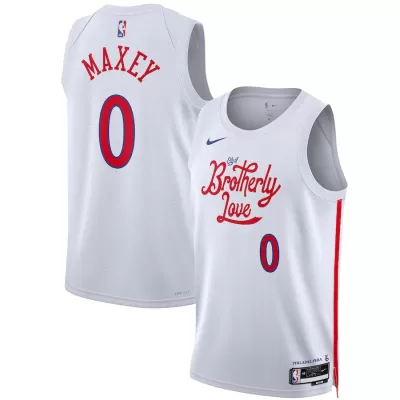 Tyrese Maxey #0 Basketball Jersey Philadelphia 76ers 22/23 - City Edition - dunkjerseys