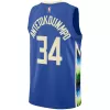 Giannis Antetokounmpo #34 Basketball Jersey Milwaukee Bucks 2022/23 - City Edition - dunkjerseys