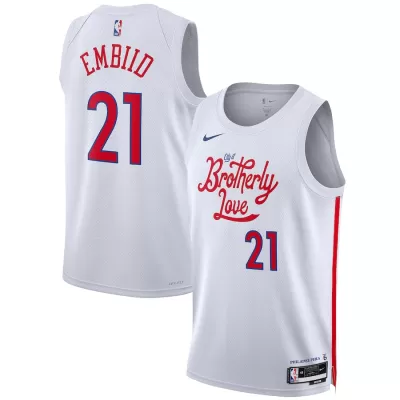 Joel Embiid #21 Basketball Jersey Philadelphia 76ers 22/23 - City Edition - dunkjerseys