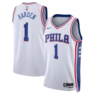 James Harden #1 Basketball Jersey Philadelphia 76ers 22/23 - Association Edition - dunkjerseys