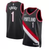 Anfernee Simons #1 Basketball Jersey Portland Trail Blazers 22/23 - Association Edition - dunkjerseys