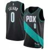 Damian Lillard #0 Basketball Jersey Portland Trail Blazers 22/23 - City Edition - dunkjerseys