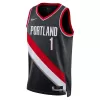 Anfernee Simons #1 Basketball Jersey Portland Trail Blazers 22/23 - Association Edition - dunkjerseys