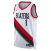 Anfernee Simons #1 Basketball Jersey Portland Trail Blazers 22/23 - Association Edition - dunkjerseys