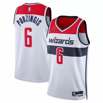 Kristaps Porzingis #6 Basketball Jersey Washington Wizards 2022/23 - Association Edition - dunkjerseys