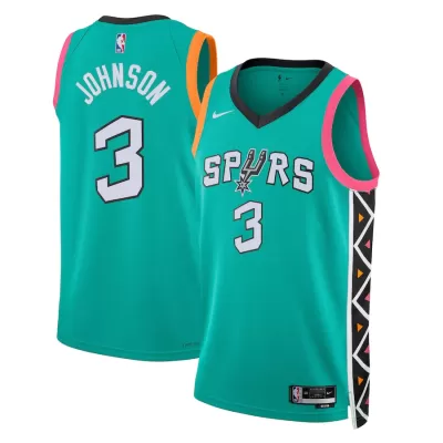 Keldon Johnson #3 Basketball Jersey San Antonio Spurs 2022/23 - City Edition - dunkjerseys