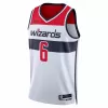 Kristaps Porzingis #6 Basketball Jersey Washington Wizards 2022/23 - Association Edition - dunkjerseys