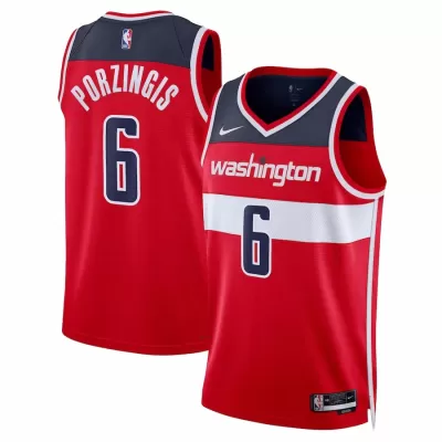 Kristaps Porzingis #6 Basketball Jersey Washington Wizards 2022/23 - Association Edition - dunkjerseys