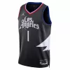 Reggie Jackson #1 Basketball Jersey Los Angeles Clippers 2022/23 - Statement Edition - dunkjerseys