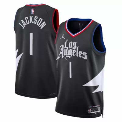 Reggie Jackson #1 Basketball Jersey Los Angeles Clippers 2022/23 - Statement Edition - dunkjerseys