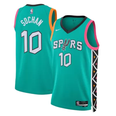 Jeremy Sochan #10 Basketball Jersey San Antonio Spurs 2022/23 - City Edition - dunkjerseys