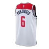 Kristaps Porzingis #6 Basketball Jersey Washington Wizards 2022/23 - Association Edition - dunkjerseys