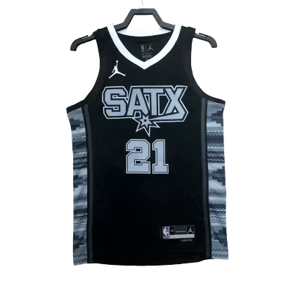 Tim Duncan #21 Basketball Jersey San Antonio Spurs 2022/23 - Statement Edition - dunkjerseys