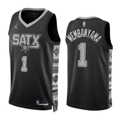 Victor Wembanyama #1 Basketball Jersey San Antonio Spurs 2022/23 - Statement Edition - dunkjerseys