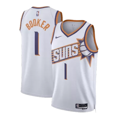 Devin Booker #1 Basketball Jersey Phoenix Suns 2023/24 - Association Edition - dunkjerseys