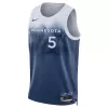 Anthony Edwards #5 Basketball Jersey Minnesota Timberwolves 2023/24 - City Edition - dunkjerseys