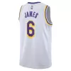 LeBron James #6 Basketball Jersey Los Angeles Lakers 22/23 - Association Edition - dunkjerseys