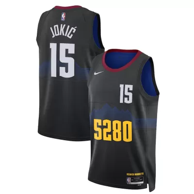 Nikola Jokic #15 Basketball Jersey Denver Nuggets 2023/24 - City Edition - dunkjerseys